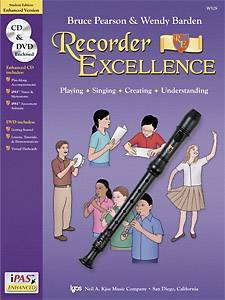Kjos Music - Recorder Excellence - Student Book (w/ CD / DVD / i<em>PAS</em>)