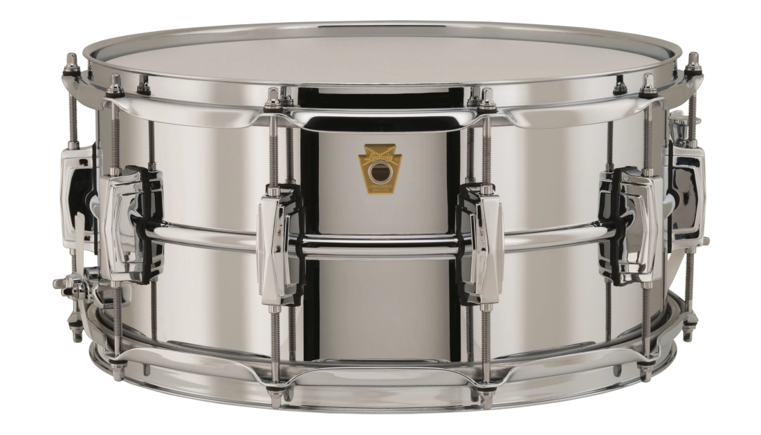 Chrome-Over-Brass Supraphonic 6.5x14\'\' Snare Drum