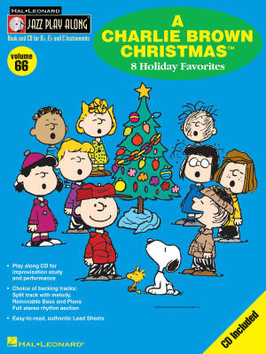 Hal Leonard - A Charlie Brown Christmas: Jazz Play-Along Volume 66 - Book/CD