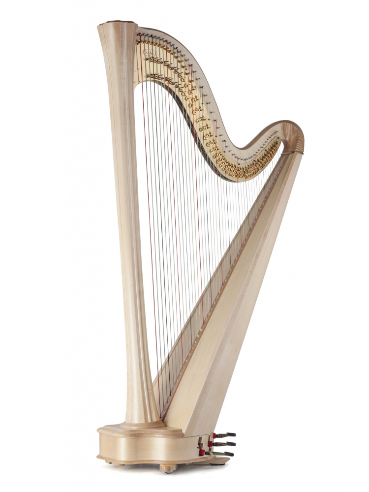 Daphne 47S 47-String Harp - Natural