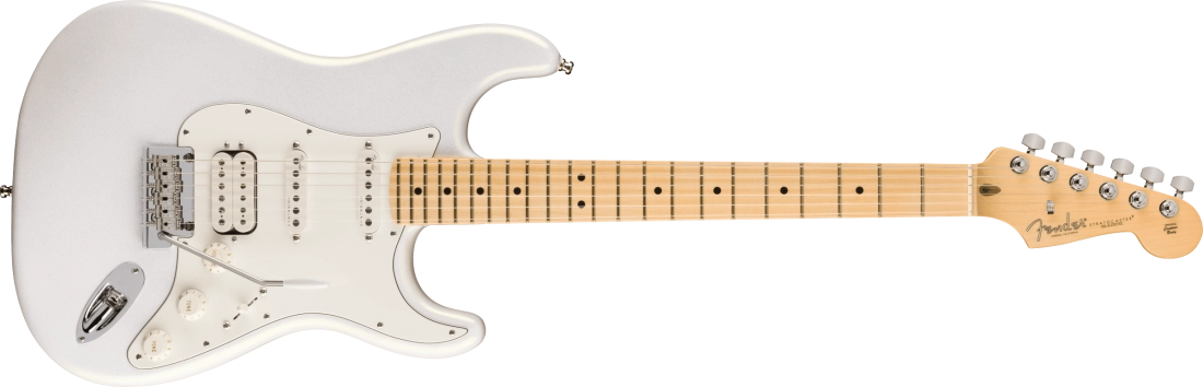 Juanes Luna Stratocaster, Maple Fingerboard - Luna White