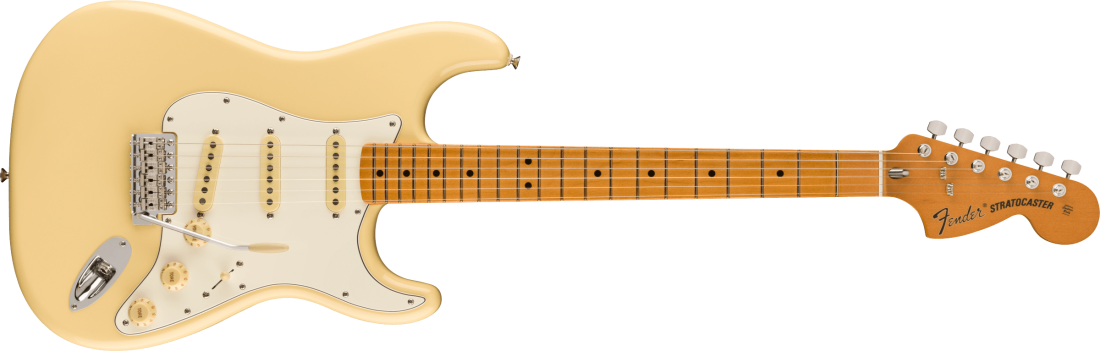 Fender Musical Instruments - Vintera II 70s Stratocaster, Maple Fingerboard  - Vintage White with Gig Bag