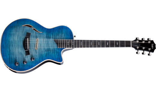 Taylor Guitars - T5z Pro Maple/Ash Acoustic/Electric Guitar with Hardshell Case - Harbor Blue