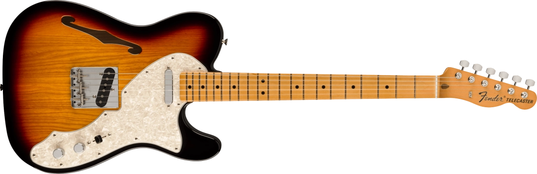 Vintera II 60s Telecaster Thinline, Maple Fingerboard - 3-Color Sunburst with Gig Bag