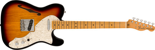 Fender - Vintera II 60s Telecaster Thinline, Maple Fingerboard - 3-Color Sunburst with Gig Bag