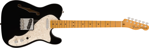 Fender - Vintera II 60s Telecaster Thinline, Maple Fingerboard - Black with Gig Bag