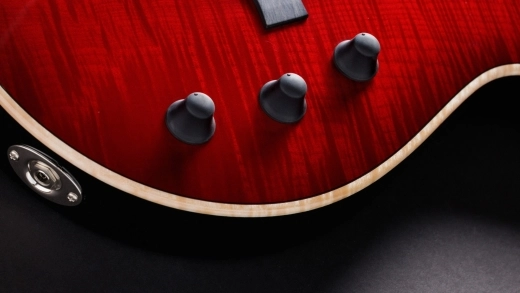 T5z Pro Maple/Ash Acoustic/Electric Guitar with Hardshell Case - Cayenne Red