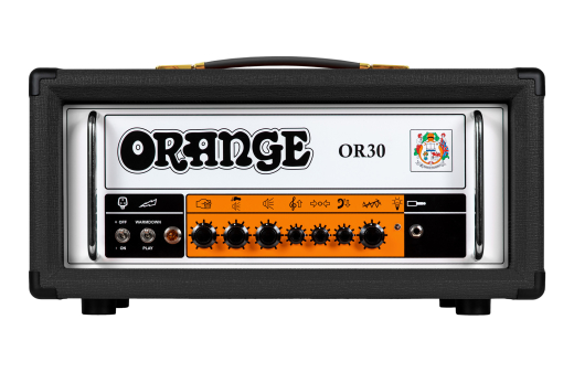 Orange Amplifiers - OR30 30W All Valve, Single Channel Head with Footswitchable Volume Boost - Black