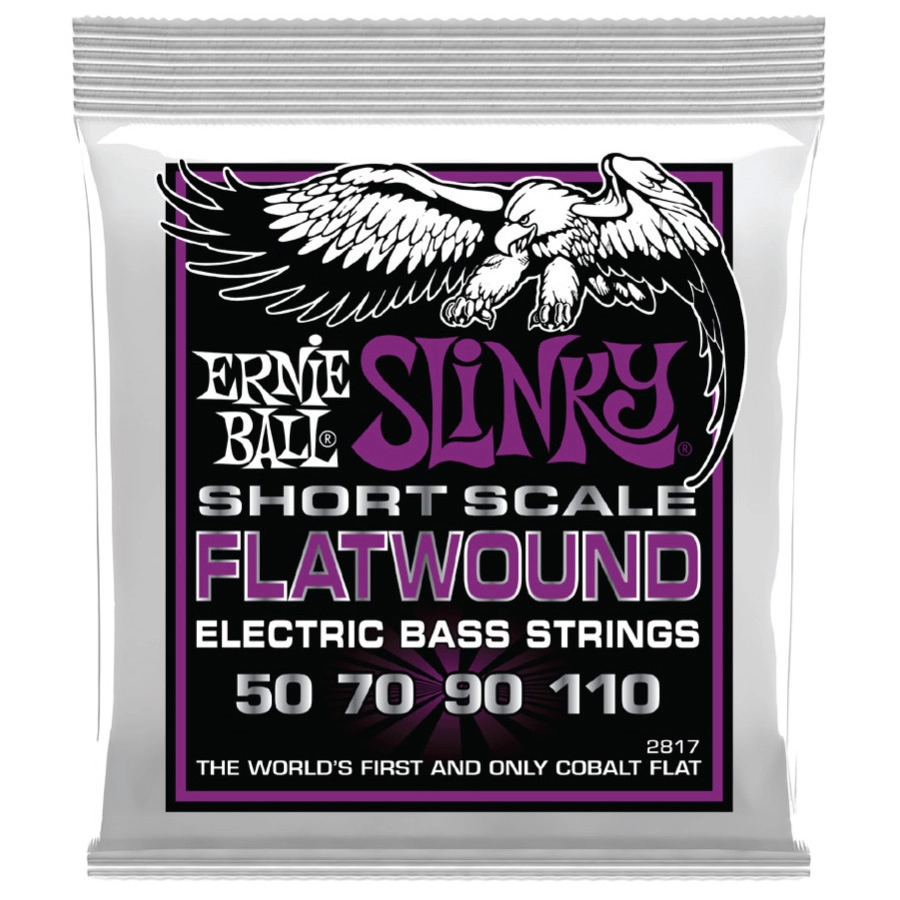 Power Slinky Flatwound Bass String Set - Short Scale 50-110