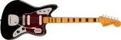 Fender - Vintera II 70s Jaguar, Maple Fingerboard - Black with Gig Bag