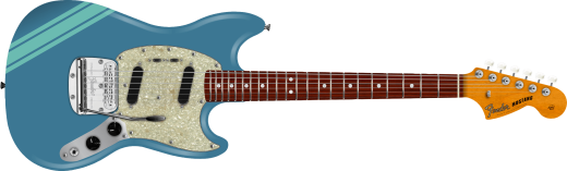Fender - Mustang VinteraII 70s (fini Competition Burgundy, touche en palissandre) avec tui souple