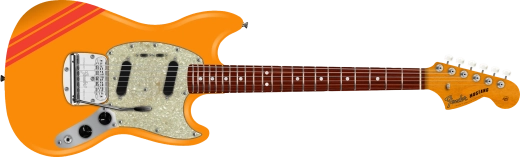 Fender - Vintera II 70s Mustang, Rosewood Fingerboard - Competition Orange with Gig Bag