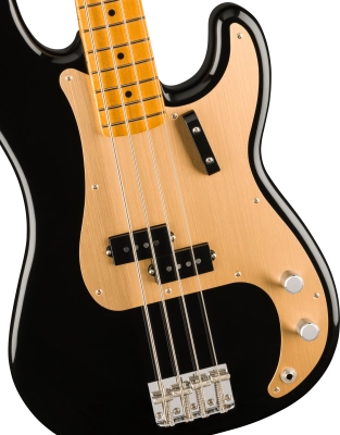 Vintera II 50s Precision Bass, Maple Fingerboard - Black with Gig Bag