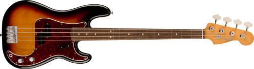 Fender - Basse Precision VinteraII60s (fini Sunburst 3tons, touche en palissandre, tui souple inclus)