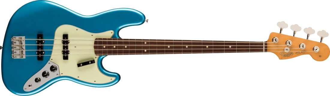 Vintera II 60s Jazz Bass, Rosewood Fingerboard - Lake Placid Blue with Gig Bag