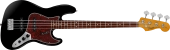 Fender - Vintera II 60s Jazz Bass, Rosewood Fingerboard - Black with Gig Bag