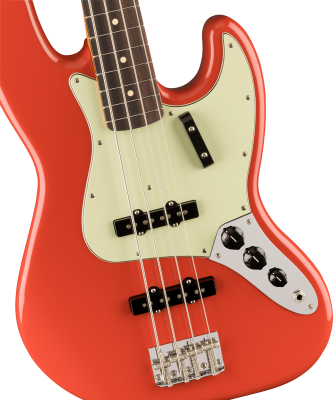 Vintera II 60s Jazz Bass, Rosewood Fingerboard - Fiesta Red with Gig Bag