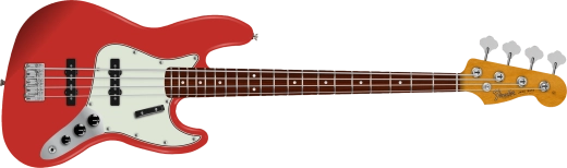 Fender - Vintera II 60s Jazz Bass, Rosewood Fingerboard - Fiesta Red with Gig Bag