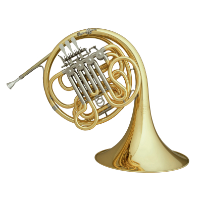Hans Hoyer - 801 Geyer Style Double French Horn with Fixed Bell - Clear Lacquer