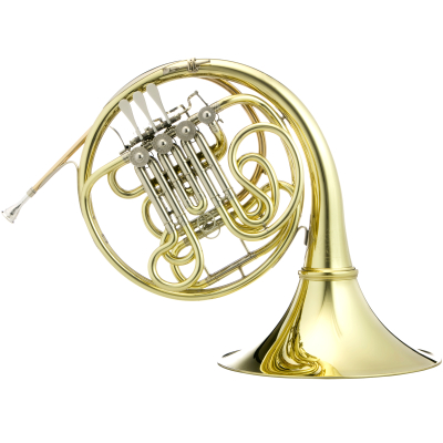 Hans Hoyer - G10 Geyer Style Double French Horn with Detachable Bell - Clear Lacquer