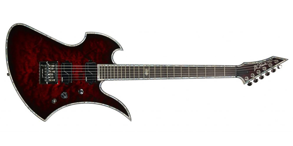 Mockingbird Extreme Exotic Electric Guitar with Evertune - Black Cherry Quilt