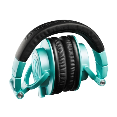 ATH-M50x Professional Closed Back Monitor Headphones - Limited Edition Ice Blue