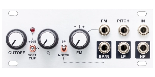 SVF 1U Multimode State Variable Filter