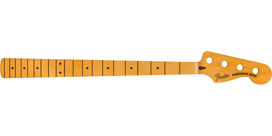 Precision to Jazz Bass Conversion Neck with 20 Med Jumbo Frets - Maple Fingerboard