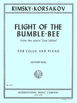 International Music Company - The Flight of the Bumble Bee - Rimsky-Korsakov/Rose - Cello/Piano - Sheet Music