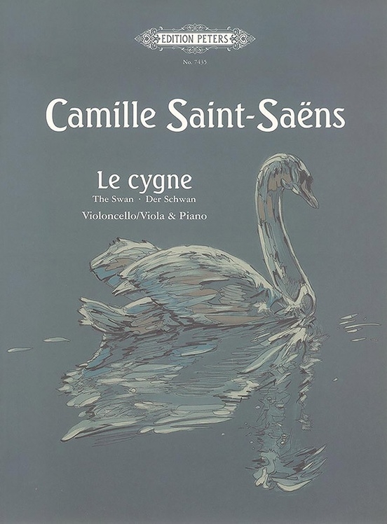 Le Cygne (The Swan) from \'\'The Carnival of the Animals\'\' - Saint-Saens - Cello or Viola/Piano - Sheet Music