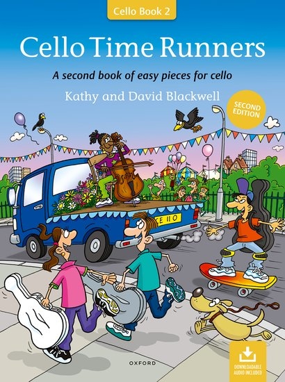 Cello Time Runners (Second Edition), Book 2 - Blackwell/Blackwell - Cello - Book/Audio Online