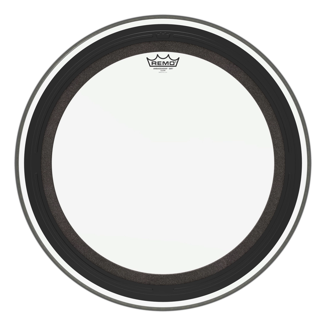 Ambassador SMT Clear Bass Drum Head with Sub Muffl - 16\'\'