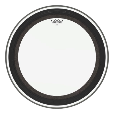 Remo - Ambassador SMT Clear Bass Drum Head with Sub Muffl - 16