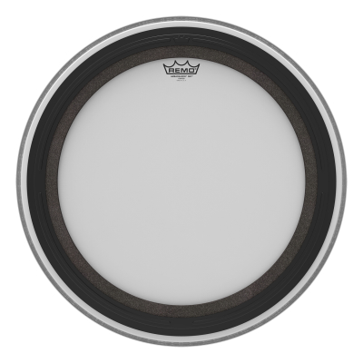 Remo - Ambassador SMT Coated Bass Drum Head with Sub Muffl - 16