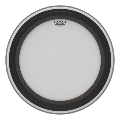 Remo - Ambassador SMT Coated Bass Drum Head with Sub Muffl - 16