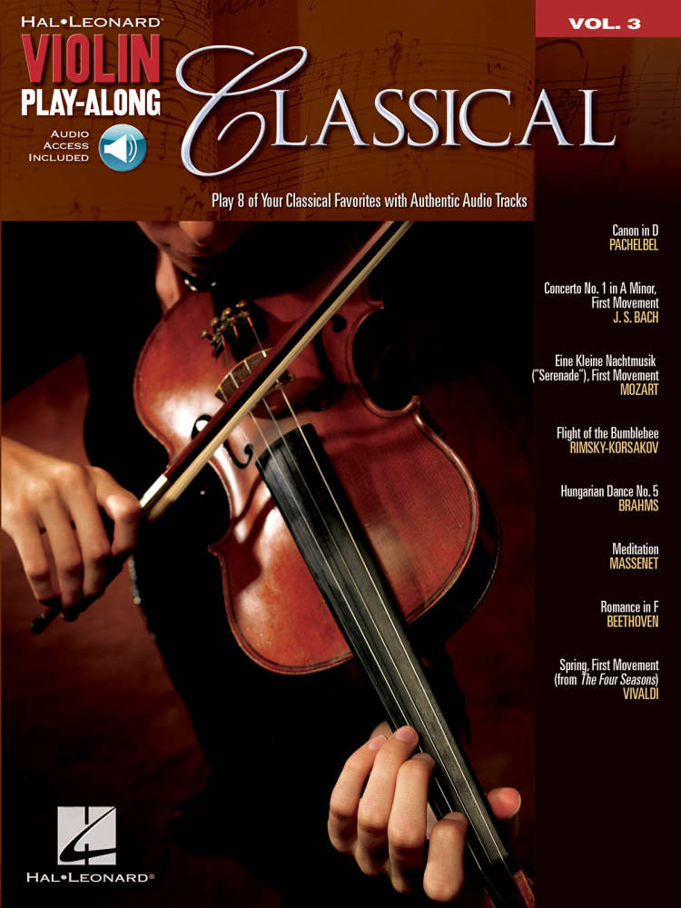 Classical: Violin Play-Along Volume 3 - Book/Audio Online