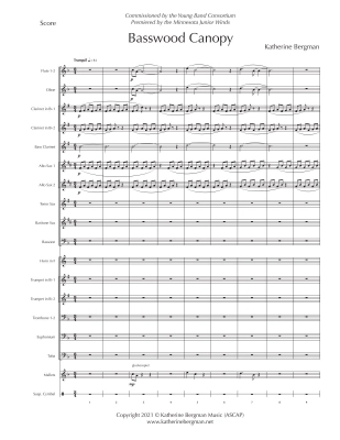 Basswood Canopy - Bergman - Concert Band - Gr. 2