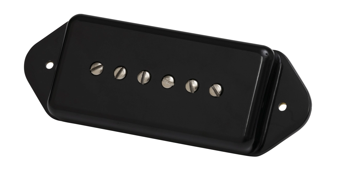 P-90 Dogear Underwound Pickup - Black Cover