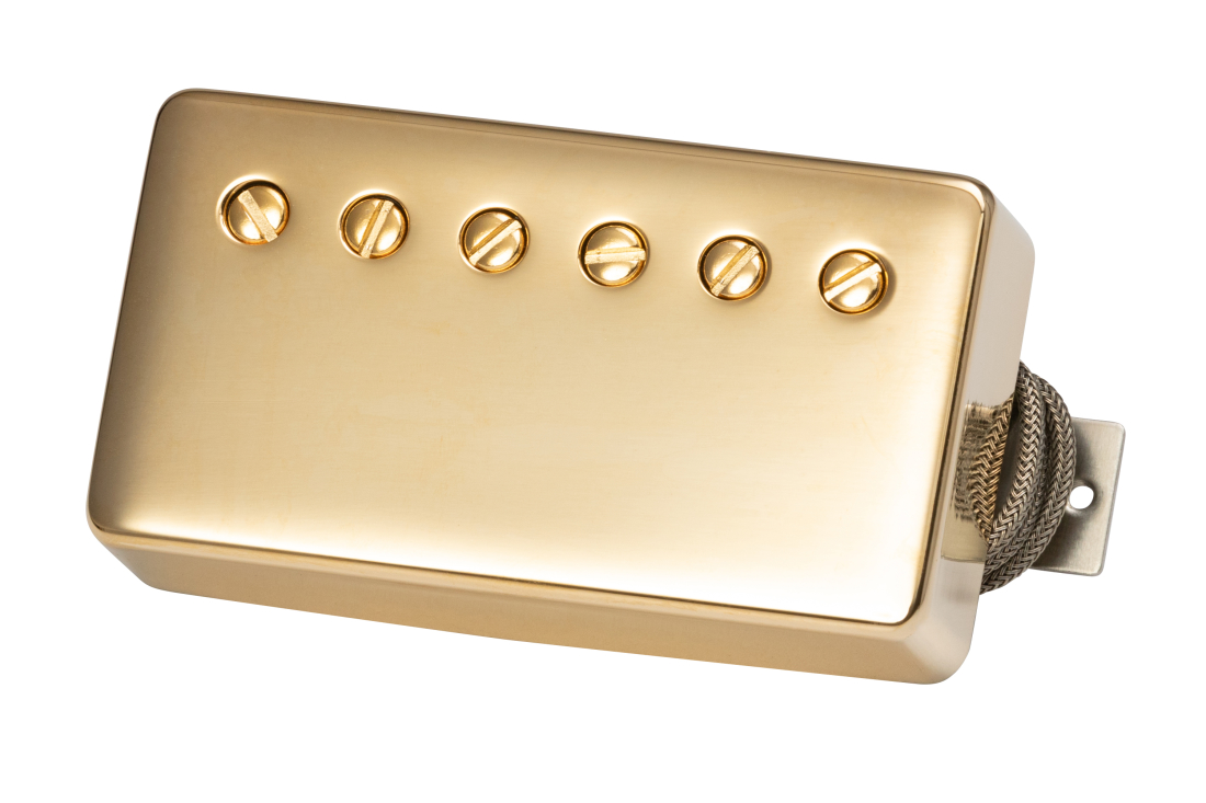 Custombucker Underwound Pickup - Double Black with Gold Cover