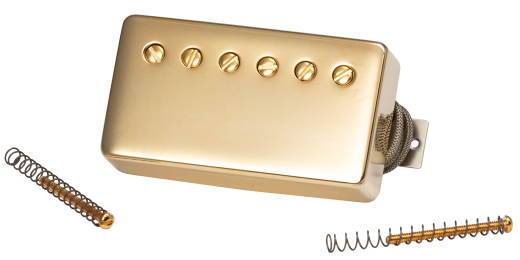 Custombucker Underwound Pickup - Double Black with Gold Cover