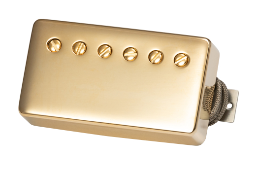 Gibson Pickup Shop - Custombucker Underwound Pickup - Double Black with Gold Cover