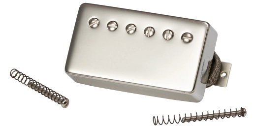 Custombucker Underwound Pickup - Double Black with Nickel Cover