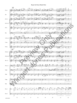 Royal Air Force March Past - Davies/Lafferty - Concert Band - Gr. 3