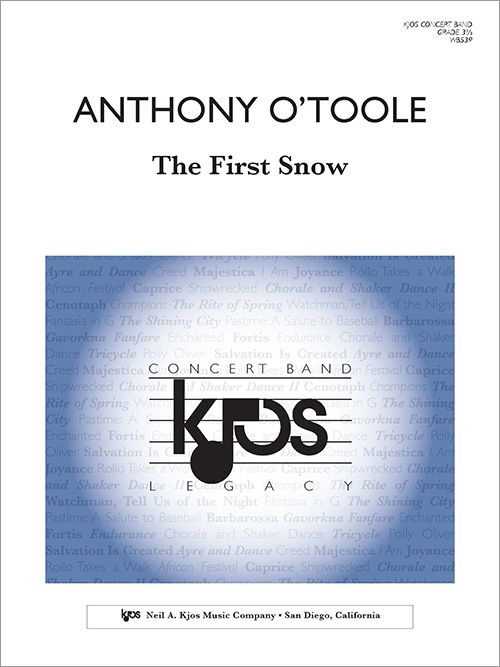 First Snow - O\'Toole - Concert Band - Gr. 3.5