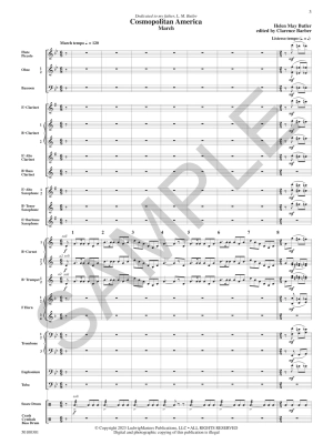 Cosmopolitan America (March) - Butler/Barber - Concert Band - Gr. 4