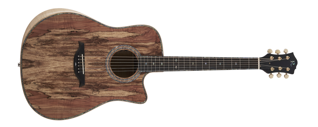 Prophecy Series Cutaway Acoustic Guitar with Matrix Infinity VT and Hardcase - Spalted Maple