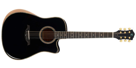 B.C. Rich - Prophecy Series Cutaway Acoustic Guitar with Matrix Infinity VT and Hardcase - Gloss Black