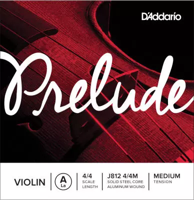 DAddario Orchestral - Prelude Single A Violin Medium String - 4/4