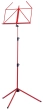 K & M Stands - 100\/1 Deluxe Folding Music Stand - Red