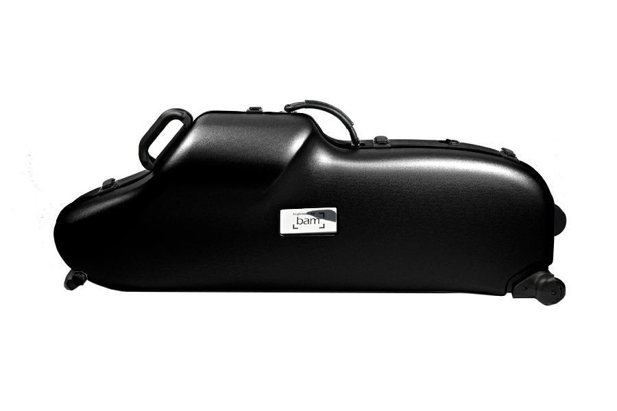 Hightech Baritone Sax Case with Wheels - Black